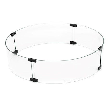 Hiland Glass Wind Screen - 22 Round AWS-RND22